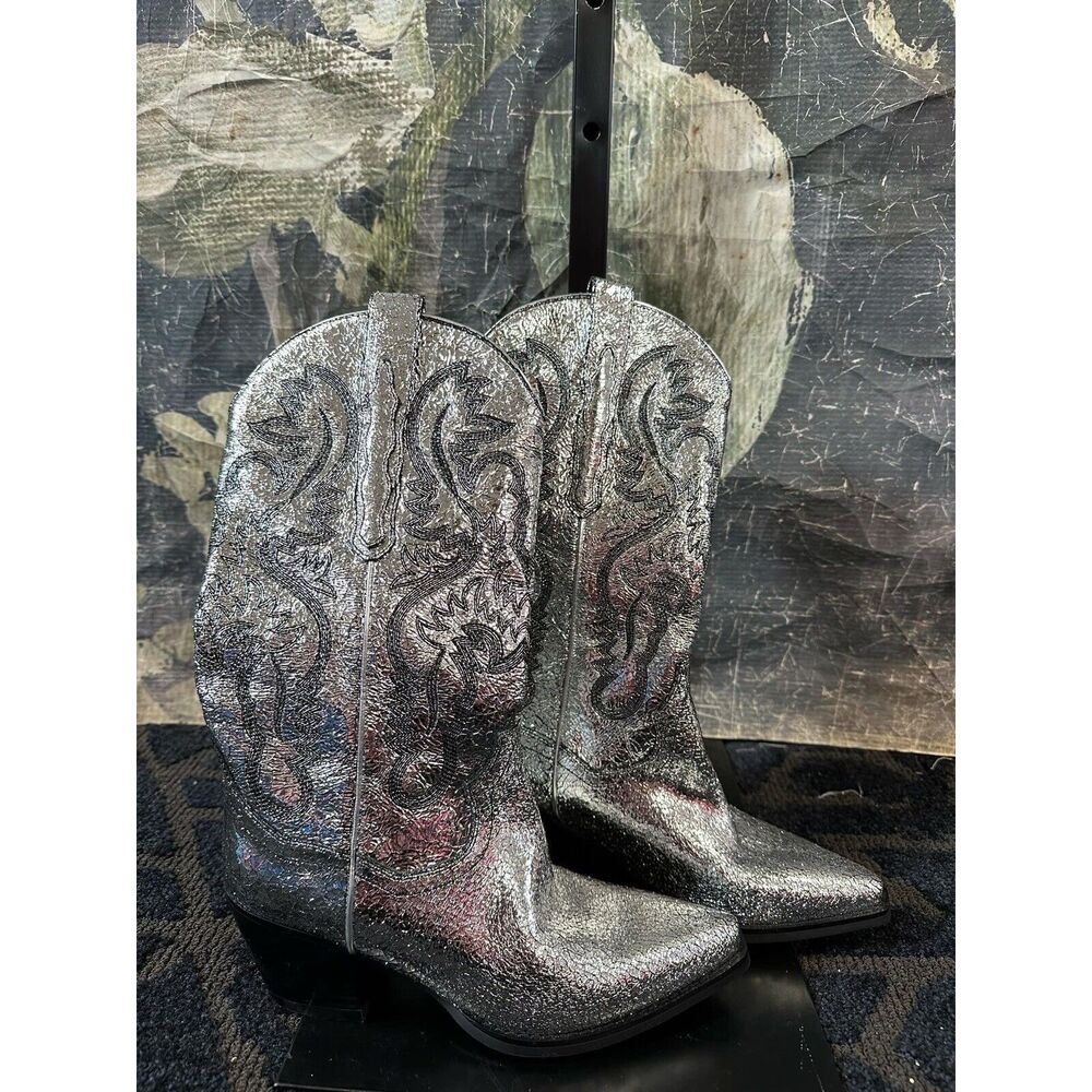 Free People x Jeffrey Campbell Dagget Western Boots Size 7 - Picture 2 of 4